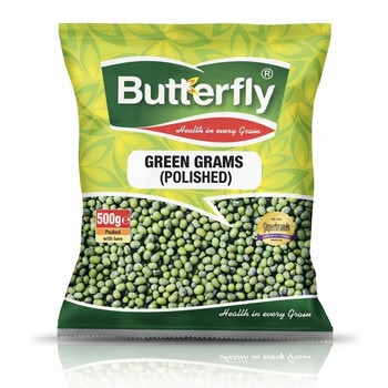 BUTTERFLY GREEN GRAM  POLISHED 40*500G