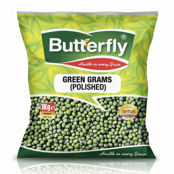 BUTTERFLY GREEN GRAM POLISHED 1KG