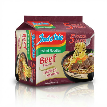 INDOMIE BEEF FLAVOUR 5PACK 350G