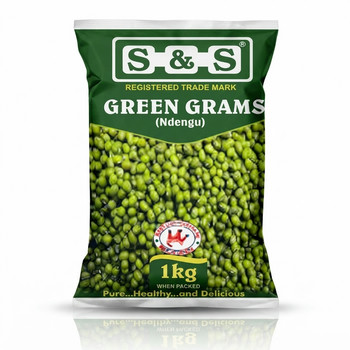S&S GREEN GRAM POLISHED 1KG