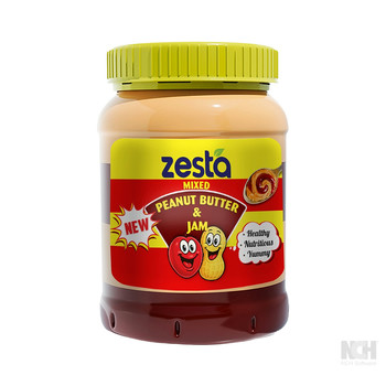ZESTA PEANUT BUTTER & JAM MIXED 400G