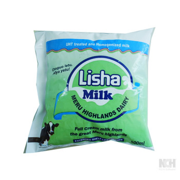 LISHA MILK ESL POUCH 500ML