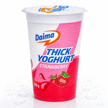 DAIMA YOG S/BERRY CUP 500ML