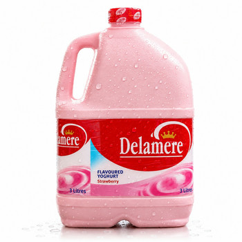 DELAMERE DRINK YOGHURT S/BERRY 3LRT