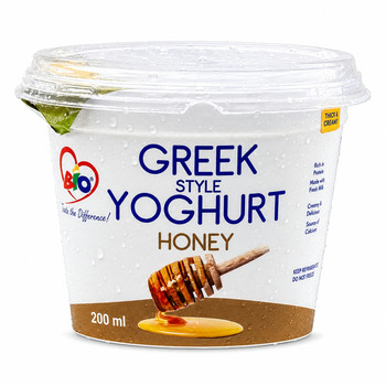 BIO YOG GREEK STYLE HONEY 200ML