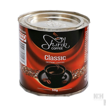 SHIRIKI CLASSIC INSTANT COFFEE 50G TIN