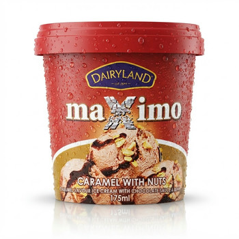 DAIRYLAND MAXIMO CARAMEL WTH NUTS 175ML/200ML