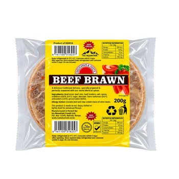 F&C BEEF BRAWN SLICED 200GM