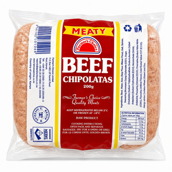 F&C BEEF CHIPOLATAS 200G