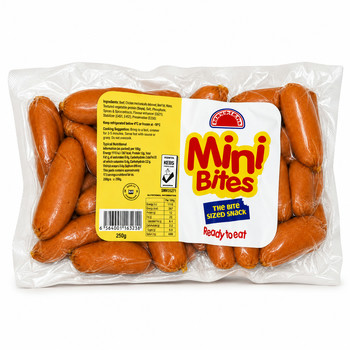 F&C SMOKED MINI BITES 250G