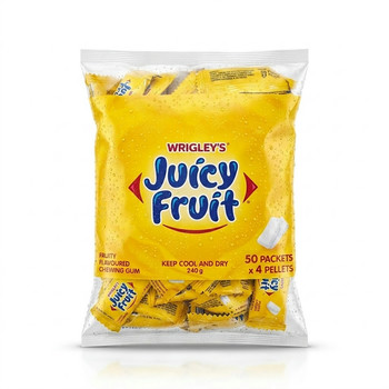 WRIGLEYS PK JUICY FRUIT 50S 4PELLETS