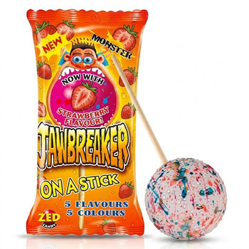 JAWBREAKER JUMBO STRAWBERRY 65.8G 4PC