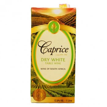 CAPRICE DRY WHITE WINE TETRA  1L