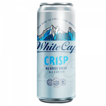 WHITE CAP CRISP CAN 330ML