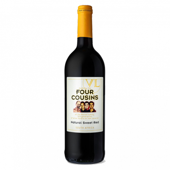 FOUR COUSINS NATURAL SWEET RED 750ML