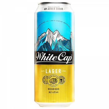 WHITE CAP LAGER CAN 24*500ML
