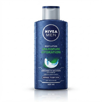 NIVEA MAXIMUM HYDRATION  MEN LOTION 400ML (80357)