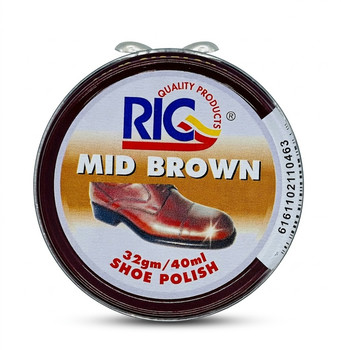 RIC SHOES POLISH MID BROWN 40ML