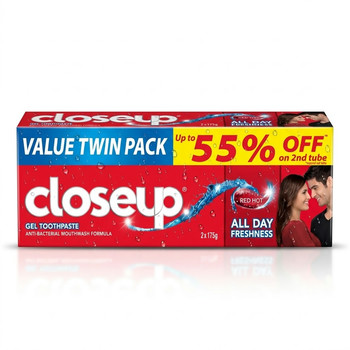CLOSE UP RED HOT TWIN  PROMO PACK 125G