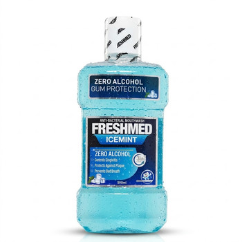 FRESHMED MOUTHWASH ICEMINT ZERO 500ML