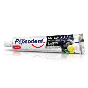 PEPSODENT T/PASTE CHARCOAL WHITE 130G