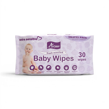 ARYUV BABY WIPES TRAVEL PACK 30S