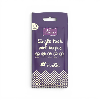 ARYUV WET TISSUE WIPES VANILLA 10S