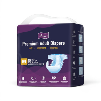 ARYUV PREMIUM ADULT DIAPERS MEDIUM 10'S
