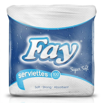 FAY SERVIETTES WHITE 100S