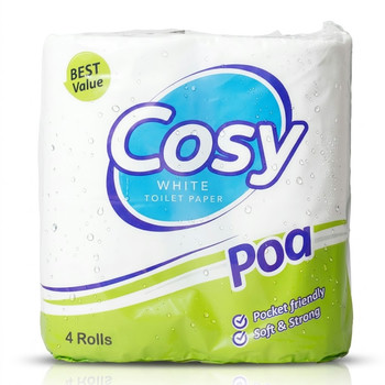 COMFY TISSUE WHITE 4PK 
