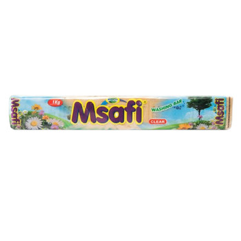 MSAFI BAR SOAP 1KG CLEAR