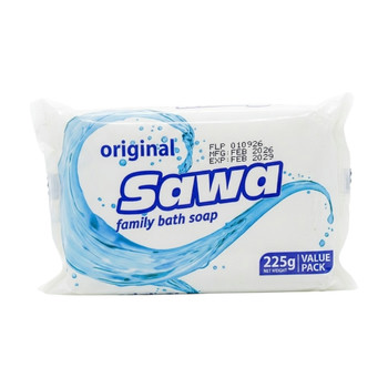 SAWA WHITE TOILET SOAP 225G