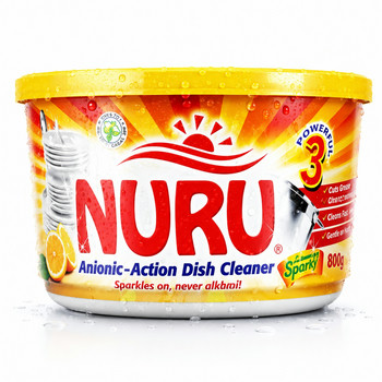NURU D/WASHING PASTE 800G LEMON SPARK