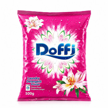 DOFFI WASHING POWDER INNOCENT LILY 500GMS  PINK