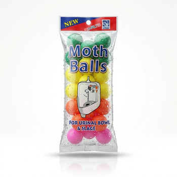 BLUE BUBBLE MOTH BALLS PERFUMED COLOURED 200G