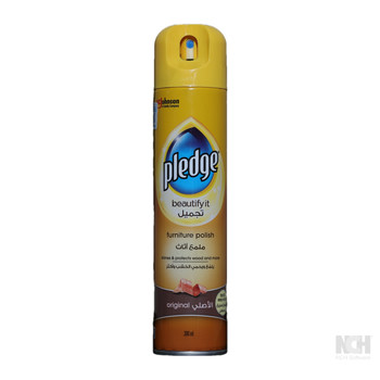 PLEDGE FURNITURE POLISH NATURAL 300ML